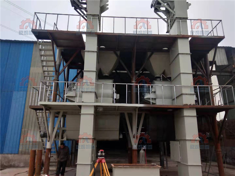 河南干混砂漿設(shè)備項目現(xiàn)場